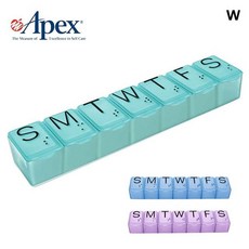 cp10 아펙스 7일약통 xl 약보관통 4칸약통 약통, 색상랜덤