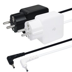 삼성 노트북 호환 충전기 65W 3.0x1.0mm | 올웨이즈9 AD-4519AKR NT550XDA 호환 | 노트킹 초소형 접지형 일체형 2세대, 1개