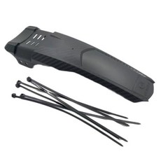 碳纖紋硬殼擋泥板 單車前後通用擋泥板 束帶型擋水板 自行車泥除, 1個