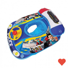 물놀이 캐릭터 경찰차 빵빵이 핸들 보행기튜브, 본상품선택