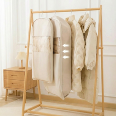 스미제작 패딩 압축팩 파우치 옷걸이형 의류 아우터 보관 커버, 1개, 2개입