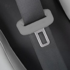 차량 자동차 안전띠 착용감 개선 패드 실리콘 부드러운 재질 목 어깨 압박 완화, 1개, 아이보리