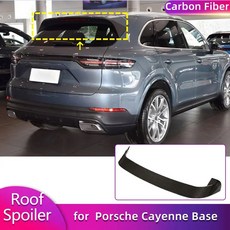 포르쉐 카이엔 베이스 18-22년 풀 카본 파이버 리어 루프 스포일러 호환, 포지드 Carbon