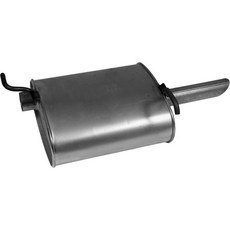 워커 조용한 흐름 SS 21505 직결 배기 머플러 2인치 인렛 내경 아웃렛 외경 포드 F250 슈퍼 듀티용, 워커 조용한 흐름 SS 21505 직결 배기 머플러 2
