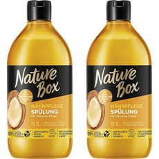 Nature Box 컨디셔너 아르간 오일 함유 비건 385ml x 2팩