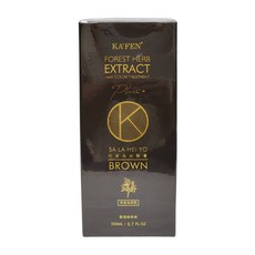 KAFEN 卡氛 何首烏染髮膏(暮褐咖啡棕-200ml) 洗式染髮劑 洗髮精, 1個, 暮褐咖啡棕