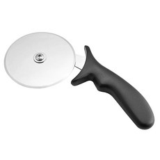 러셀 4인치 피자 흰색 SANISAFE 시리즈 커터 180231 P177A4PCP, A. 대형 검정색 플라스틱 손잡이 롤러 칼