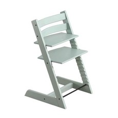 家用兒童成長實木多功能座椅 挪威stokke tripp trapp同款吃飯座椅, 薄荷綠-榉木, 1個