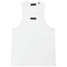 피어오브갓에센셜 로고 아플리케 탱크 탑