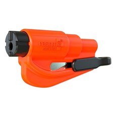 레스큐메 오리지널 열쇠고리 자동차 탈출 도구 미국산 남녀 공용 블랙 싱글 01 100 01, Orange