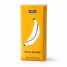 매일 바나나는 원래 하얗다, 190ml, 8개