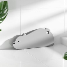 스쿼지 물기제거 유리창닦이 청소 욕실 주방 싱크대, 곰스쿼지(그레이), 1개