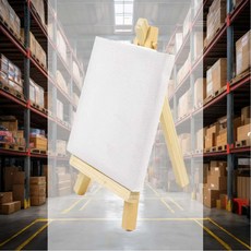 미니 캔버스 이젤 세트 10x10cm 액자 캠버스 아크릴 무지 유화 그리기