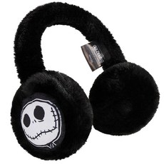 Disney 크리스마스의 악몽 여아용 푹신한 귀마개 부드러운 이어 워머 추운 날씨용 겨울 액세서리 아동용 선물, Disney 크리스마스의 악몽 여아용 푹신한 귀마개,