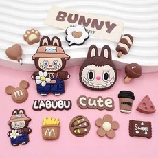 귀여운 신발 파츠 17p 세트 슬리퍼 악세사리 신발 꾸미기