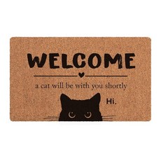 Bnwepo 재미있는 문 매트 식물 애호가 환영 매트 현관 외부 입구 실내 실외 입구 Sometimes I Wet My Plants 도어매트 43.2 x 76.2cm(1