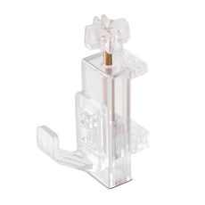 DFMEI 桌面桌板橫豎兩用可拆卸掛鉤免釘機械卡扣式透明掛鉤現貨, 1個, 透明單個:如圖