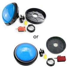 DIY 아케이드 게임 기계를위한 switch를 가진 100mm 큰 둥근 누름 단추 LED, BL