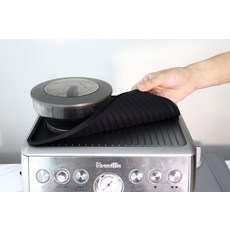 브레빌 BES870XL 바리스타 익스프레스 에스프레소 머신과 호환되는 커피 메이커 매트 얼룩 고무 바 액세서리 숨기기