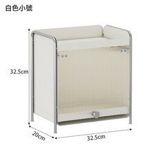 化妝品收納盒 防塵桌面收納箱 置物架, 一個, 1層