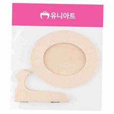 우드 DIY 오벌 사진 프레임 조립식나무프레임