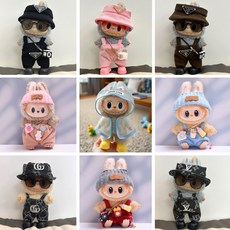 [당일출고] 라부부 1대 2대 3대 4대 세트 옷 모자 옷 카메라 신발 라부부옷세트, 프라다세트 브라운, 1개