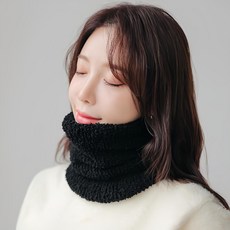 X Warm冬季用運動柔軟圍脖, 黑色