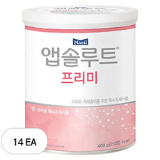 매일유업 앱솔루트 프리미 분유, 400g, 14개