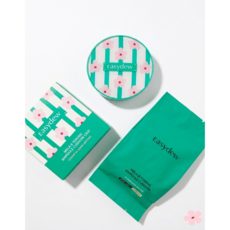 이지듀 멜라 비 토닝 앰플 쿠션 체리블라썸 에디션 공 케이스 +멜라토닝 기미커버쿠션 리필, 1개, 23호