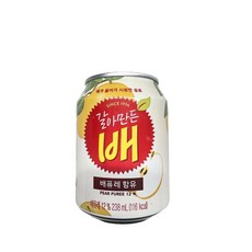 韓國海太 水蜜桃汁/葡萄果汁/水梨汁, 1個, 水梨汁1罐