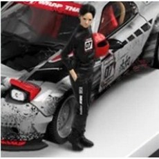 TIME MICRO-MoreArt 1 64 레진 3D 피규어 스포츠 모델 카 디오라마 디스플레이 컬렉션, CHINA, Black Racer