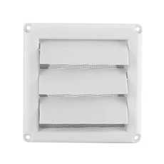 곤충망 에어 드라이어 환기구 커버 150*150mm/200*200mm 시스템 네트 스크린 그릴 루버 배출구, 04 125mm with Net