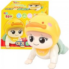 h37 콩순이 엉금엉금 아기 콩콩이 인형 ks-2503 스스로 기어가며 노래하는 터미타임 장난감, 상세페이지 참조, 1개