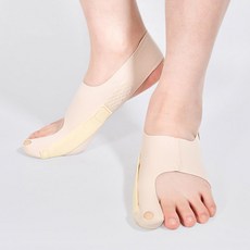 [공장직수입] 엄지발가락 좌우 2개 분리 안정 교정형 고정밴드 무지외반증 보호대, 1세트