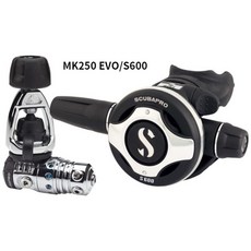 游龍潛水 SCUBAPRO MK25 EVO / S600 一二級頭調節器組 本店貼心好禮兩相送, Black