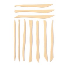 점토칼 10종 찰흙 클레이 조각도구 공작용 모양칼, 1개