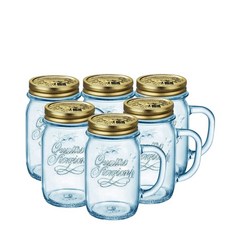보르미올리 콰트로 드링크머그 415ml (블루) 6개