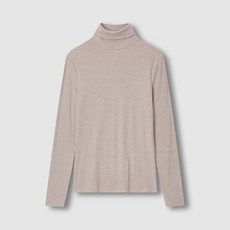 JAJU 여 발열온감 소프트 립 터틀넥 티셔츠 J115401006014 652098