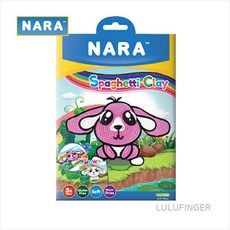[룰루핑거] NARA 스파게티 클레이 토끼 23.5x17x0.5cm (100g), 개