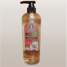 草屯鎮農會 紅薏仁精萃洗碗精 1000ml 植物配方洗淨安心, 1個, 1L