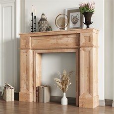 벽 엔틱 난로 장식 선반 화로 인테리어 복고풍 트레이 유럽풍 선반, 길이 100x폭 20x높이 110