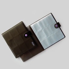 띠부띠부씰 앨범 포카바인더 스티커북 포켓앨범 미니, 블랙