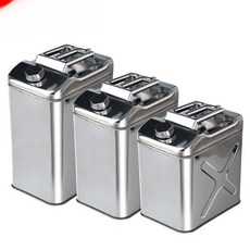 스테인레스 기름통 캠핑 취사 등유통 연료보관통 20L, B타입(201) - 세로형 스텐 15L