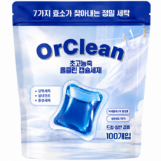 올클린 냄새제거 초고농축 캡슐 세탁세제, 1개, 100개입