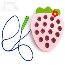 딸기 실꿰기 3살여아선물