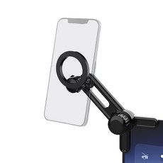 GS 3C 加強版 夾式 汽車螢幕 Magsafe 磁吸手機支架 360旋轉 特斯拉Model Y導航, 黑色, 1個