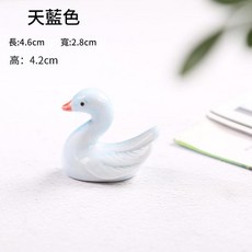 日式可愛小鴨筷架, 103小天鵝天藍色 白色, 1套