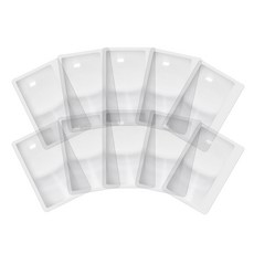 [비버블리] 휴대용 3배율 카드 돋보기 10p, 10개