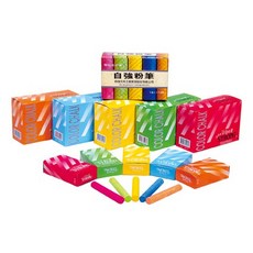 自強 彩色粉筆 5色入, 藍, 1個