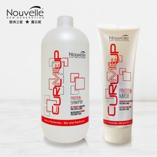 【Nouvelle】露云妮 義大利進口沙龍專業 水波紋捲髮修復 洗髮精 髮膜組合, 1個